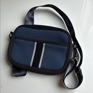 Haute Shore Navy and Black Crossbody purse